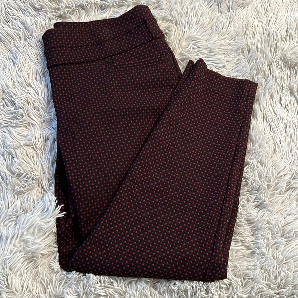 Diamond pattern pull on pants